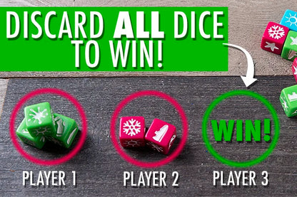 Roll Your Dice; Match & Grab; then eliminate your dice to win!