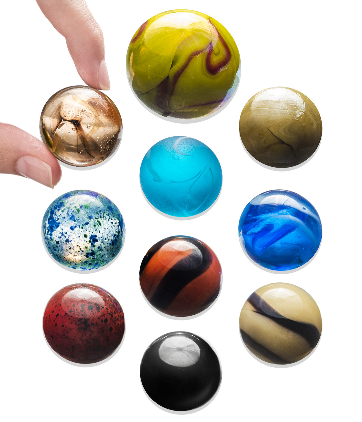 Solar System Marbles beauty shot