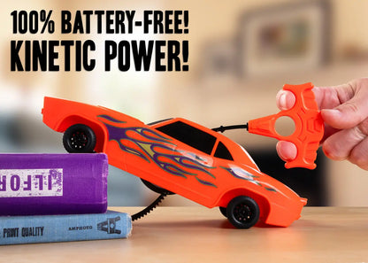 Experience high-speed racing without ever needing a recharge or a spare battery. Unplug and play!