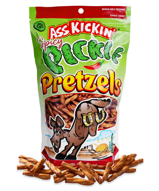 Spicy Pickle Pretzels beauty shot