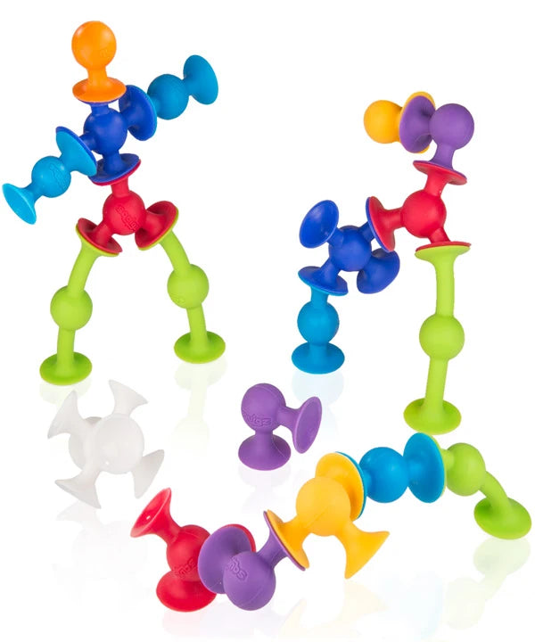 Build amazing structures out of these silicone suction cups!