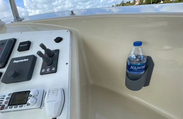 Also makes a great cup holder for the boat!