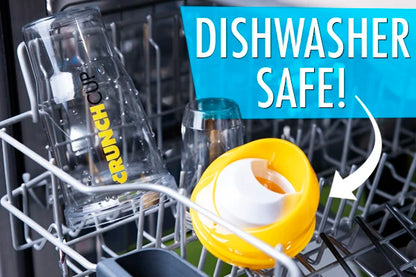 The CrunchCup is dishwasher safe… if it were any more amazing, it would wash itself!