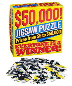 $50k Jigsaw Puzzle Prank beauty shot