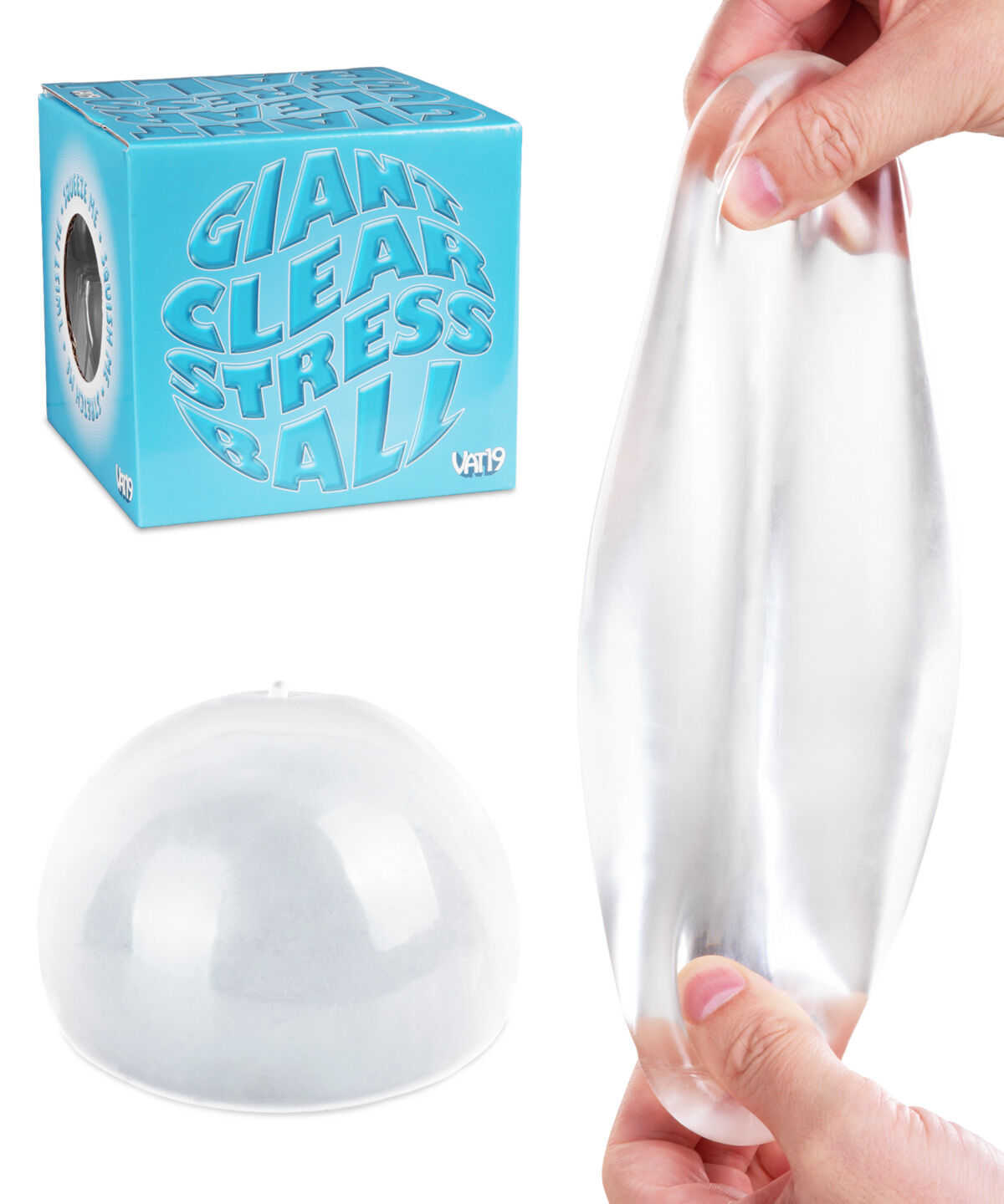 The Giant Clear Stress Ball beauty shot