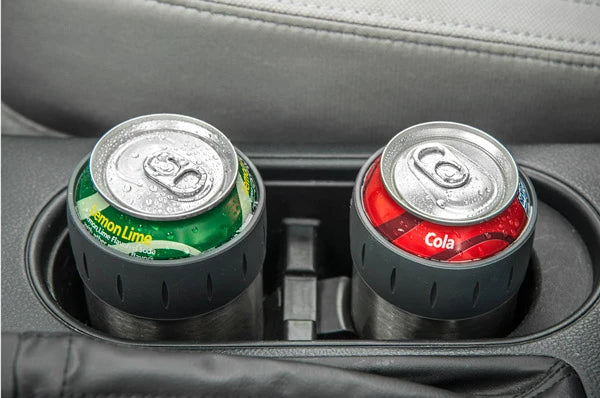 Take your drinks on the road with the compact Thermos Stainless Steel Koozies.