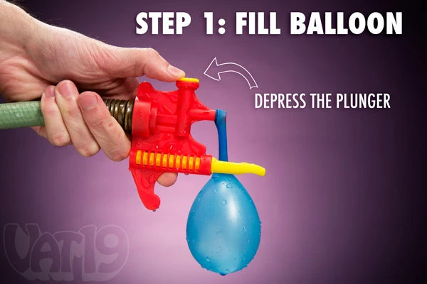 Tie-Not Balloon Filler & Tying Tool