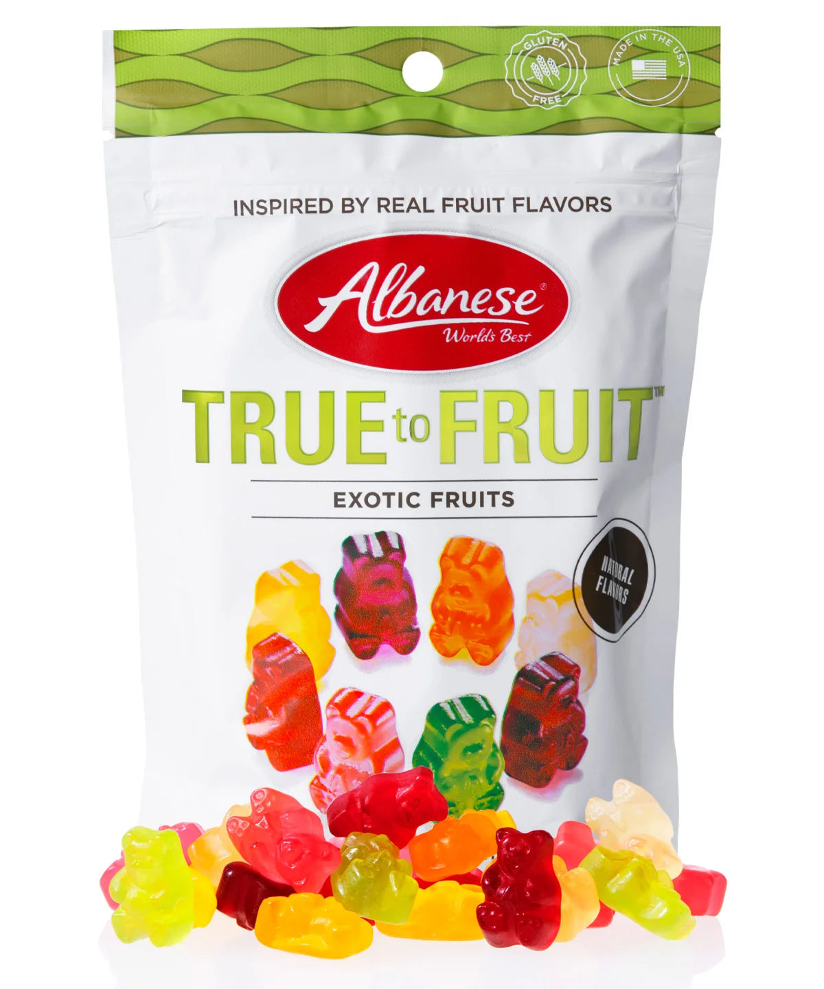 True to Fruit Gummy Bears beauty shot