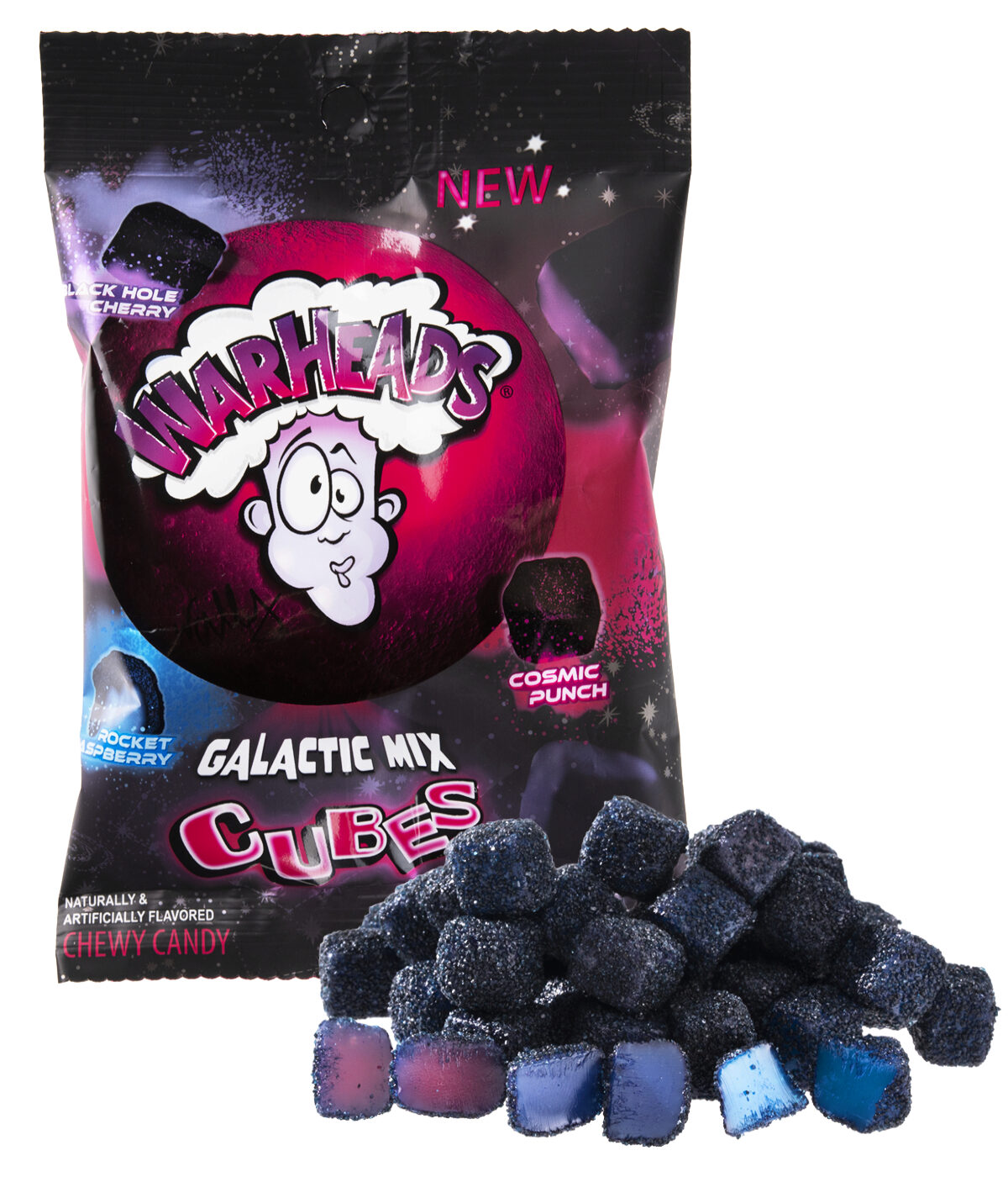 Warheads Galactic Cubes beauty shot