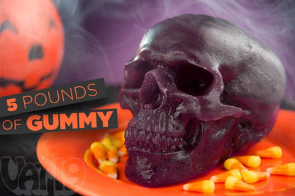 The 5-Pound Gummy Skull actually weighs in at over 5 pounds!