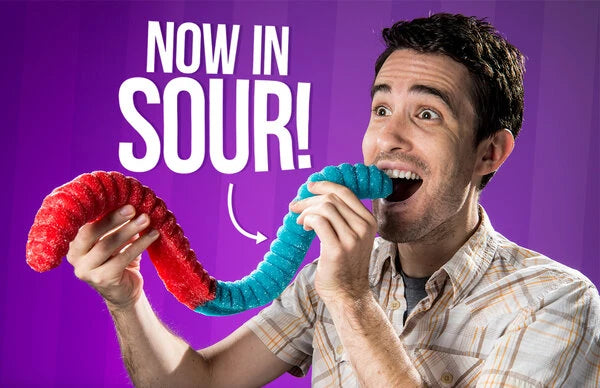 Finally! A SOUR Gigantic Gummy Worm!