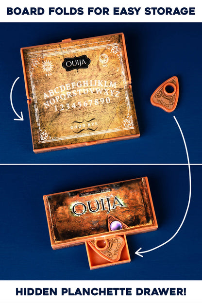 Take your divining powers anywhere with the World's Smallest Ouija Board.