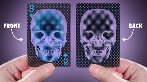 Due to its clever printing, the X-Ray Cards are semi-transparent but opaque to your competitors.